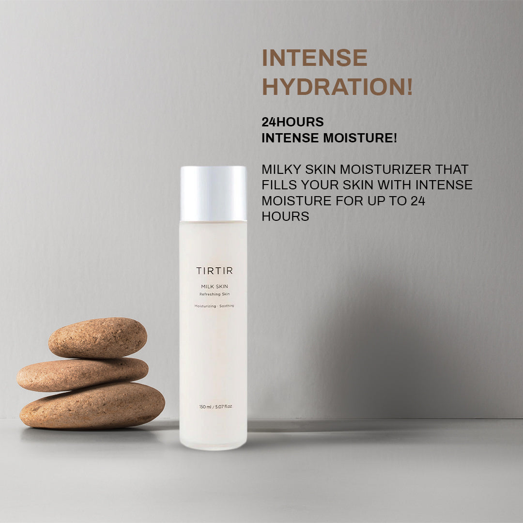 Milk Skin Toner TIRTIR Deep Moisturizing, Hydrating Toner for face, Niacinamide, Ceramide, Rice Bran Extract, Nature-Oriented Ingredients for Korean Skin Care 150ml