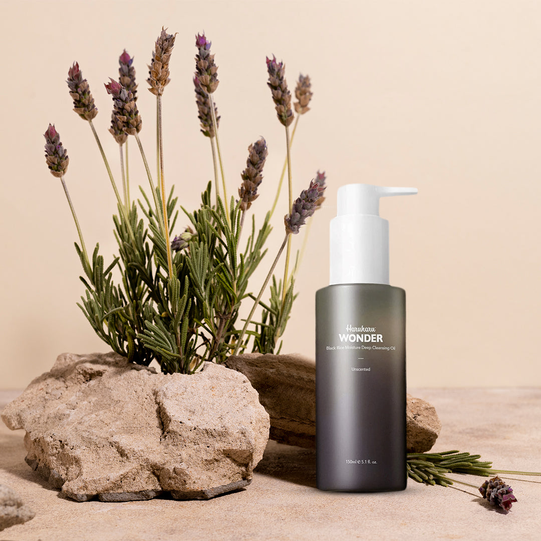 Anti-aging black rice cleansing oil