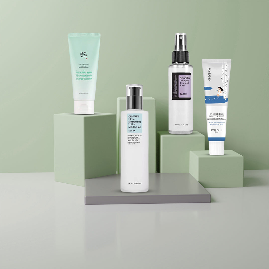 oily skin morning routine