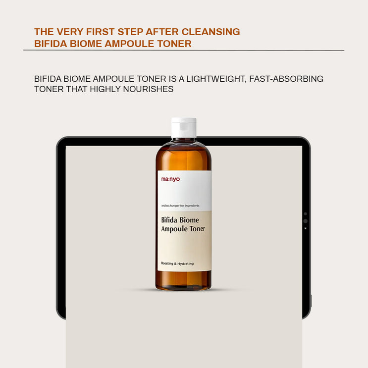 Bifida Biome Ampoule Toner MANYO 5-types-of Hyaluronic Acid 400ml