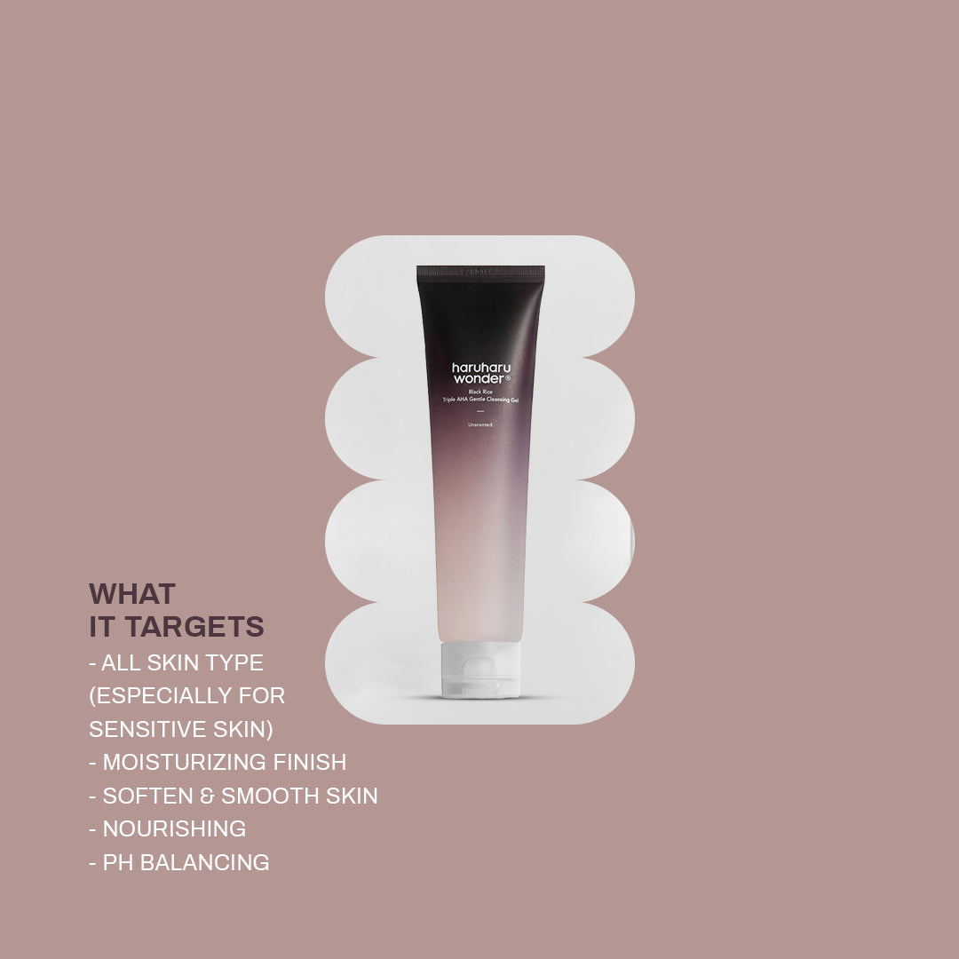 Black Rice Triple AHA cleanser

