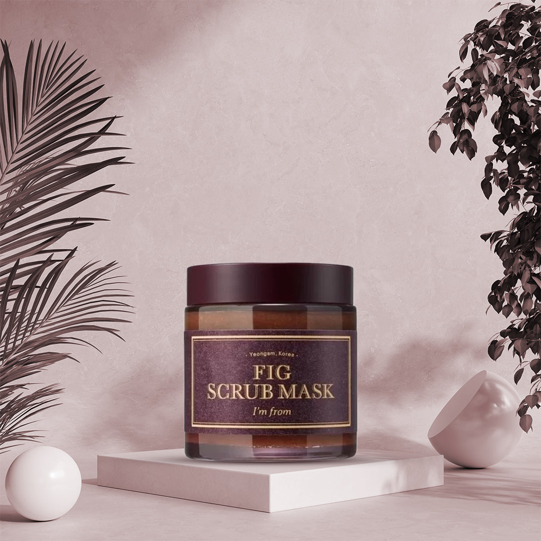 Vegan-friendly scrub mask
